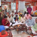 यम द्वितीया के अवसर पर चित्रगुप्त मंदिर में विशेष पूजा, मंत्री सारंग हुए शामिल