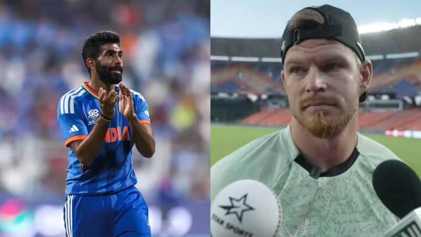 T20 वर्ल्ड कप फाइनल से पहले बुमराह की चर्चा, न्यूजीलैंड खिलाड़ी ने दिया बड़ा बया