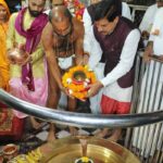 मुख्यमंत्री डॉ. यादव ने ममलेश्वर में जलाभिषेक एवं पूजन किया