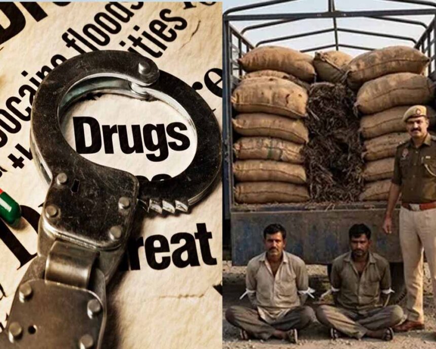 नशे के खिलाफ कार्रवाई तेज: कुरुक्षेत्र में 50 लाख का चूरापोस्त जब्त, 2 आरोपी पकड