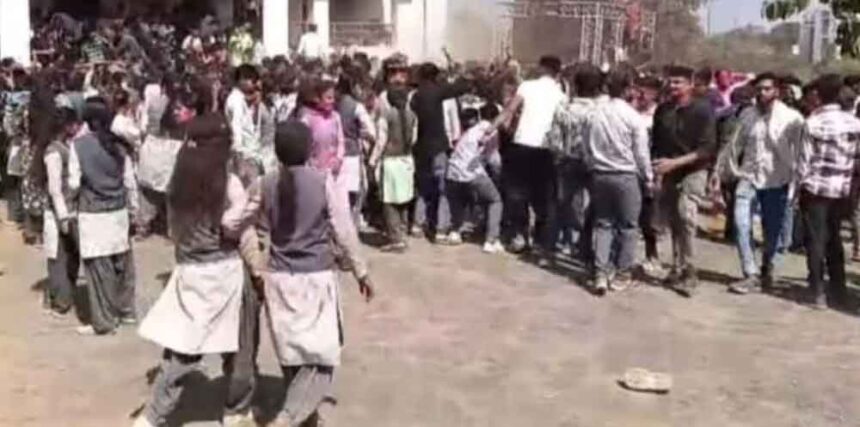 रंगों के बीच दहशत: विश्वविद्यालय में मधुमक्खियों ने विद्यार्थियों पर बोला हमला