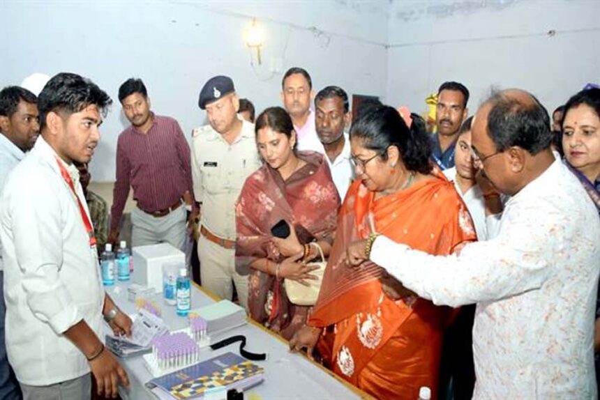 प्रभारी मंत्री उइके ने सरई में मल्टीस्पेशियलिटी मेगा स्वास्थ्य शिविर का किया अवल